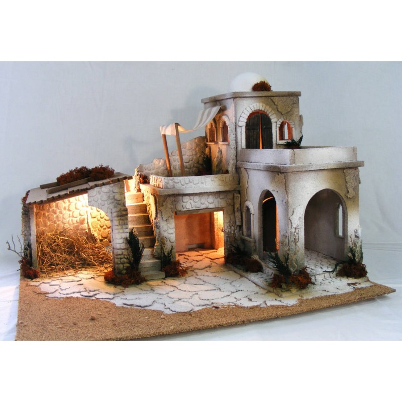 Presepe arabo adatto per statue cm 12